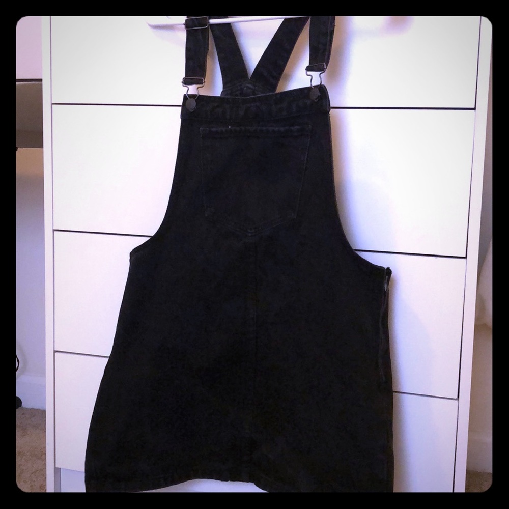 Black overalls